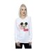 Disney Sweatshirt Mickey Mouse Move Femme/Ladies (Blanc) - UTBI27239-2