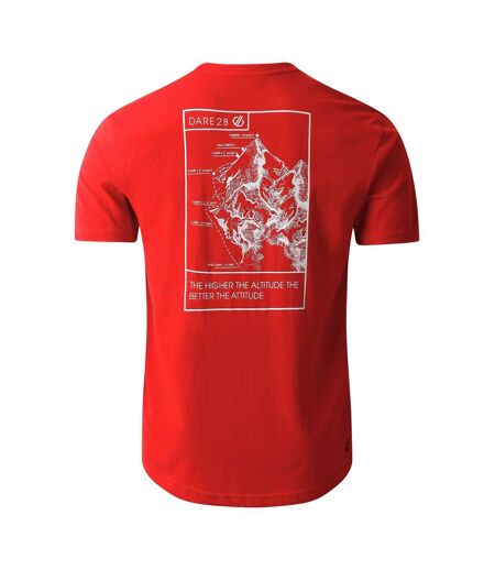 Mens movement iii map t-shirt danger red Dare 2B