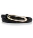 Isotoner Ceinture femme synthétique avec plaque arrondie-1