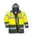 Portwest Mens Contrast Hi-Vis Winter Traffic Jacket (Yellow/Green) - UTPW775