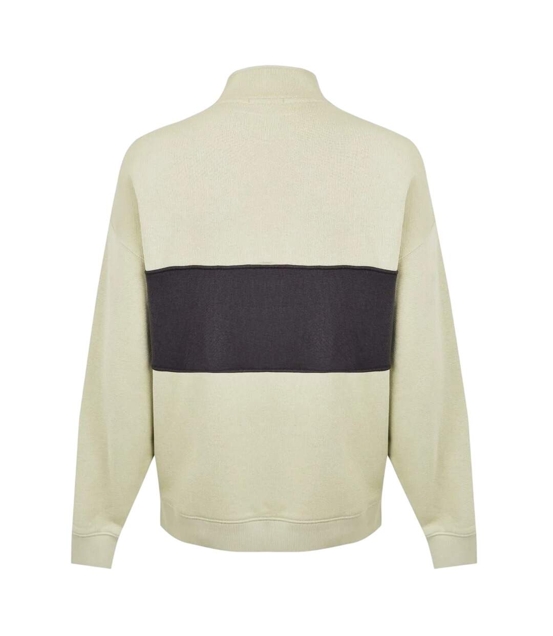 Mens Logo Zip Neck Relaxed Fit Sweatshirt Pistachio Jack Wills-3