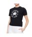 T-shirt Noir Femme Converse Chuck Patch 10025041 - L-1