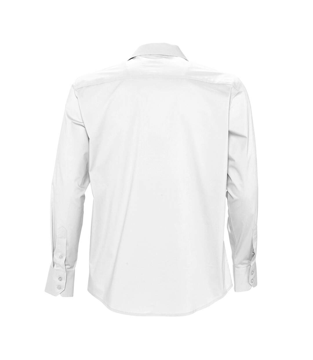 SOLS Mens Brighton Long Sleeve Fitted Work Shirt (White) - UTPC337