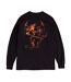 T-shirt Manches Longues Motif Balrog Motif/style Imprimé Au Dos Adulte Noir The Lord Of The Rings-2