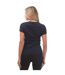 Womens/ladies Plain T-shirt Navy Puma-3