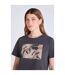 T-shirt Graphique Carina Femme Gris Animal-4