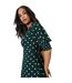 Robe mi-longue femme vert Dorothy Perkins-3