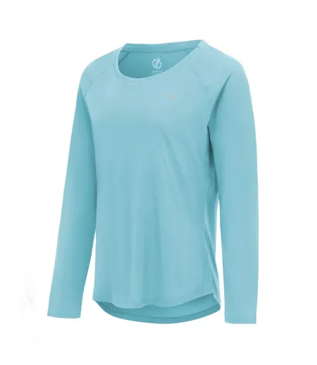 Womens/ladies Serenity Long-sleeved T-shirt Nordic Blue Dare 2B