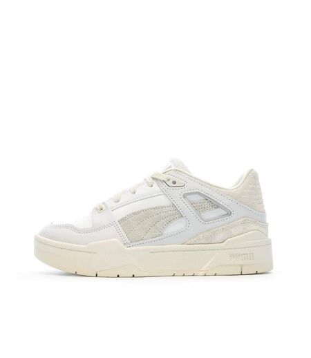 Baskets blanche/beige femme puma slipstream thrifted