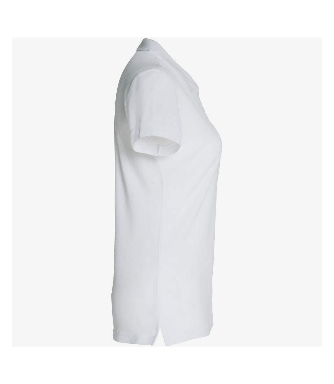 Polo femme blanc Clique