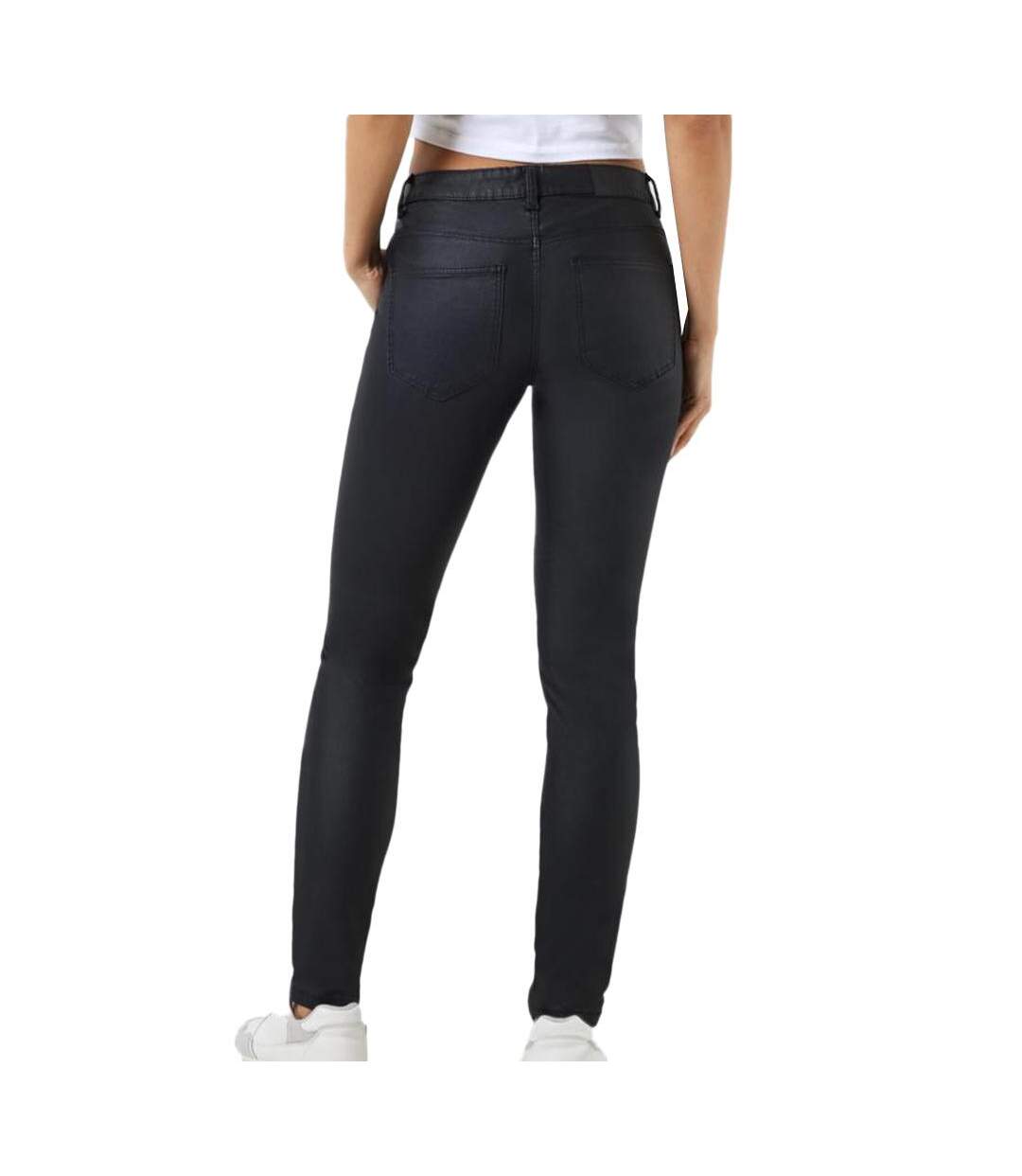 Jeans Noir Enduit Femme Noisy May Mallie - L-L32-2