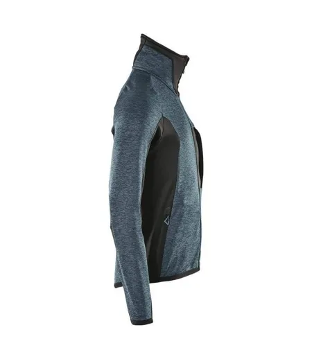 Mens Advanced Fleece Jacket Dark Petroleum Black Mascot