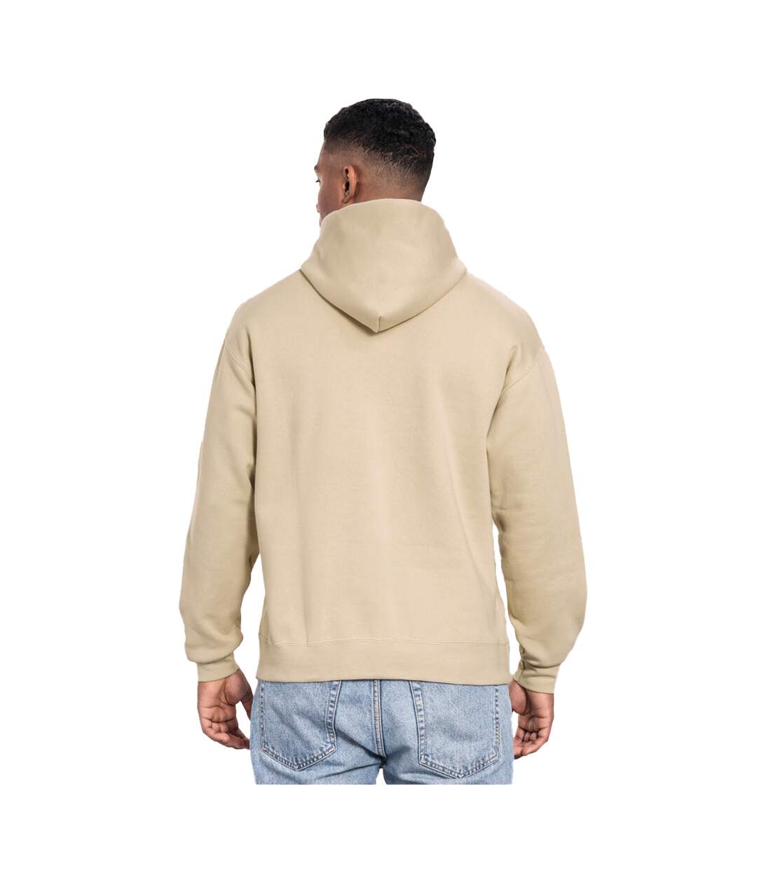 Sweat À Capuche Iconic Premium Adulte Beige Fruit Of The Loom-4