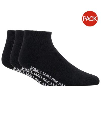 Socquettes Homme Noir Kings Will Dream