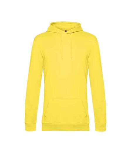 Sweat À Capuche Motif/style Uni Homme Jaune Soleil B&C