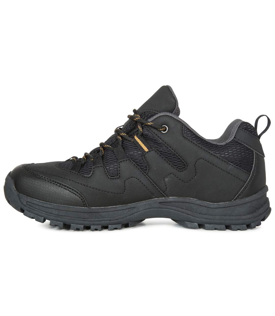 Mens finley low cut hiking shoes black Trespass