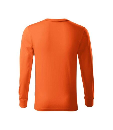 T-shirt Manches Longues Resist Homme Orange Rimeck