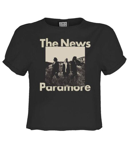 Haut Court The News Femme Charbon Amplified
