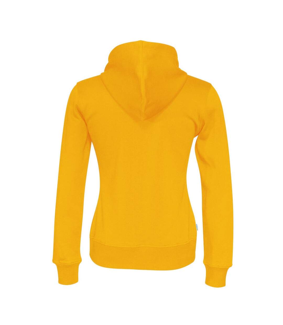 Sweat à capuche femme jaune Cottover