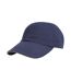 Result Headwear Pro Style Heavy Brushed Cotton Sandwich Peak Baseball Cap (Navy/Putty) - UTRW10163