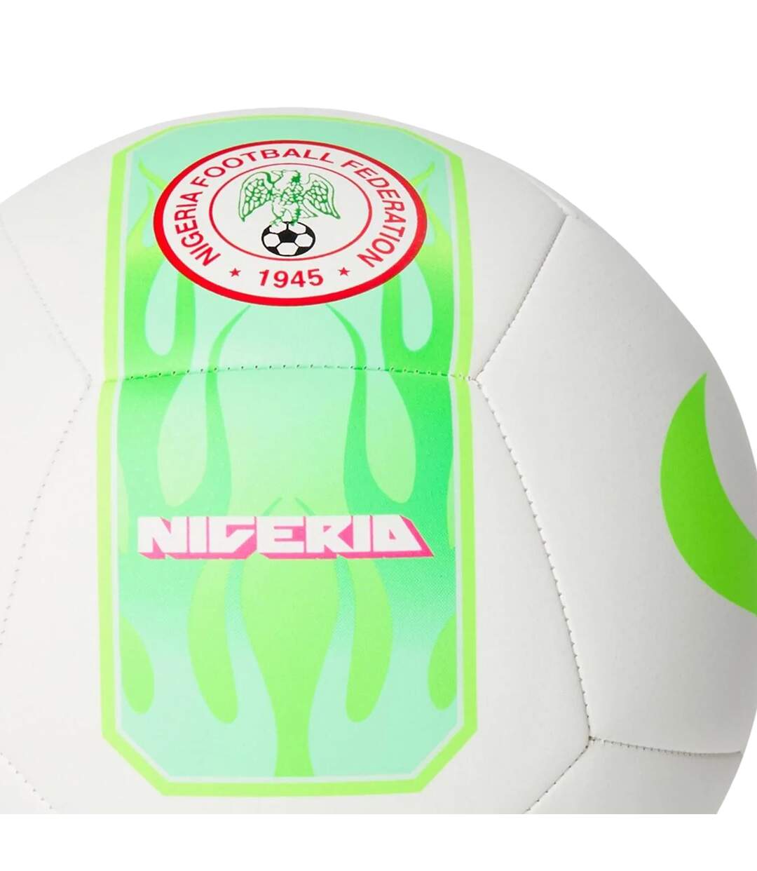 Ballon De Foot Motif/style Nigeria Fc Taille 5 Blanc Vert Nike-4