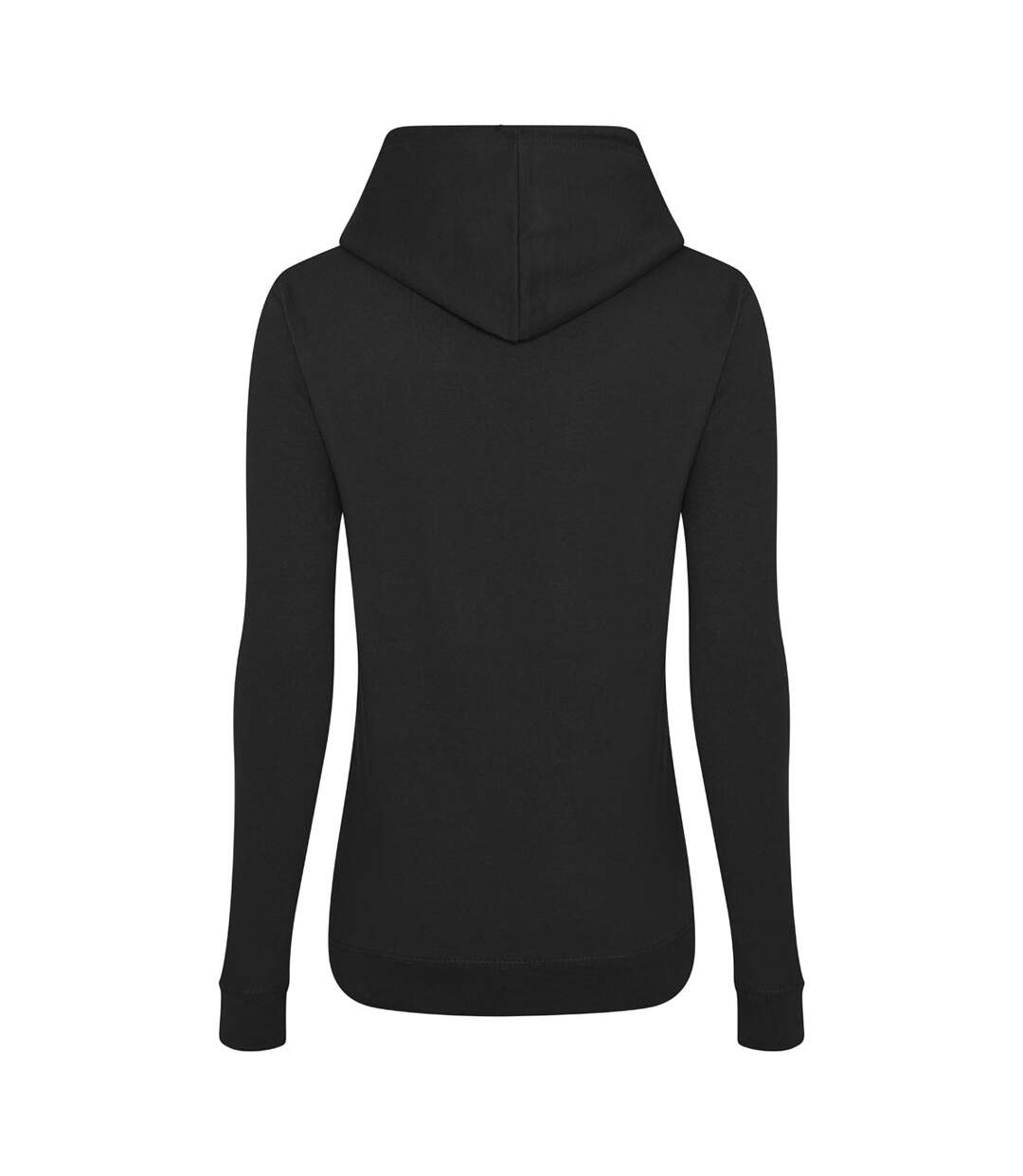 Sweat à capuche college femme noir anthracite Awdis