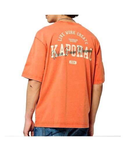 T-Shirt orange homme kaporal joey