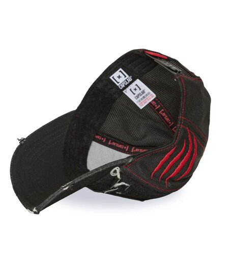 Casquette trucker effet usé avec filet et patch Pop Legend Capslab