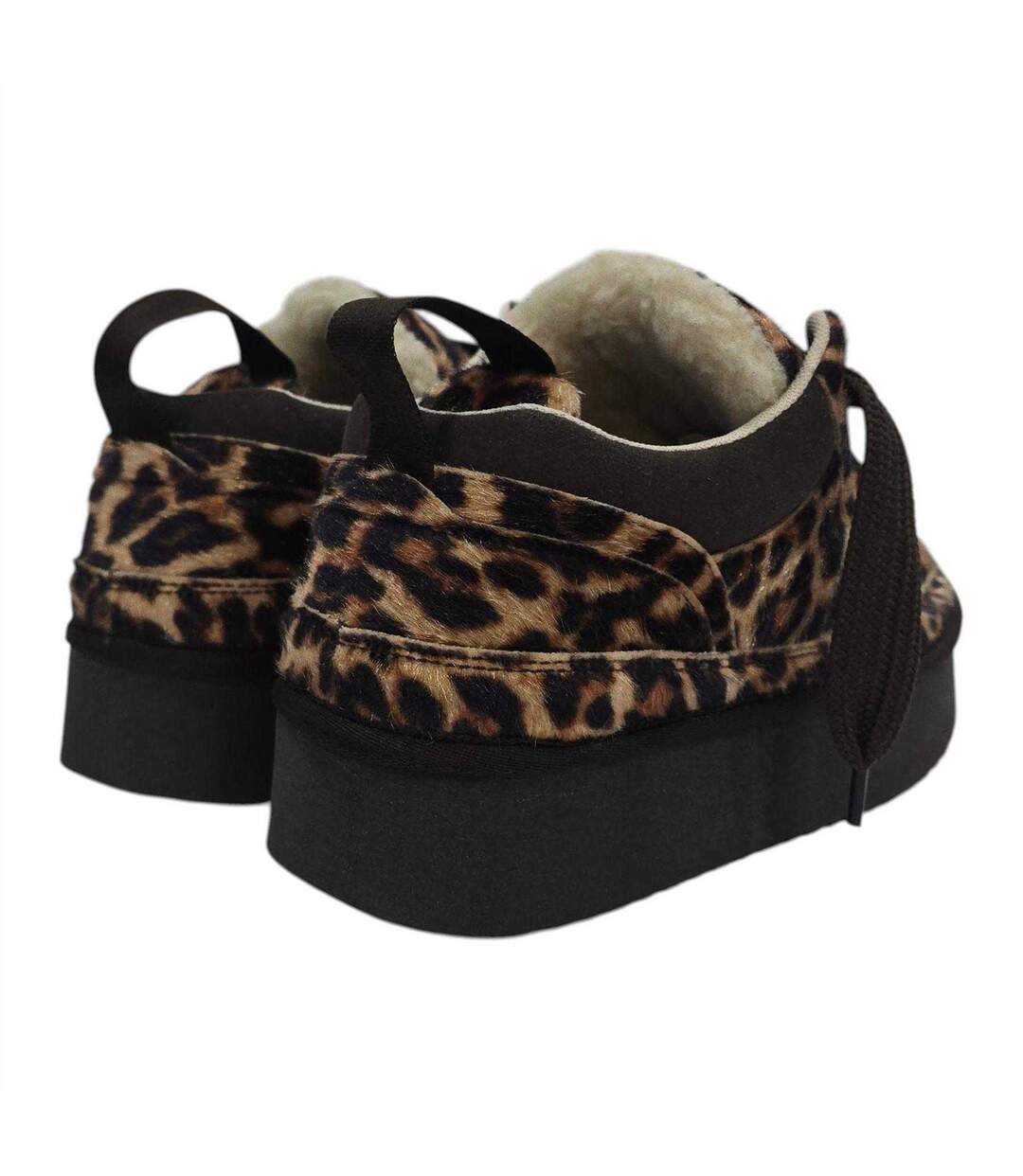 Womens/ladies Snug Suede Trainers Leopard Jack Wills-2
