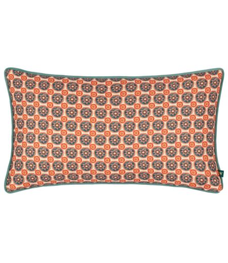 Onika geometric cushion cover 30cm x 50cm blue Wylder