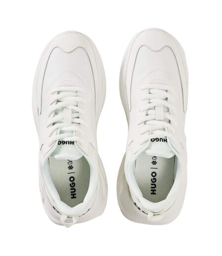 Womens/ladies Leon Runn Trainers White Hugo