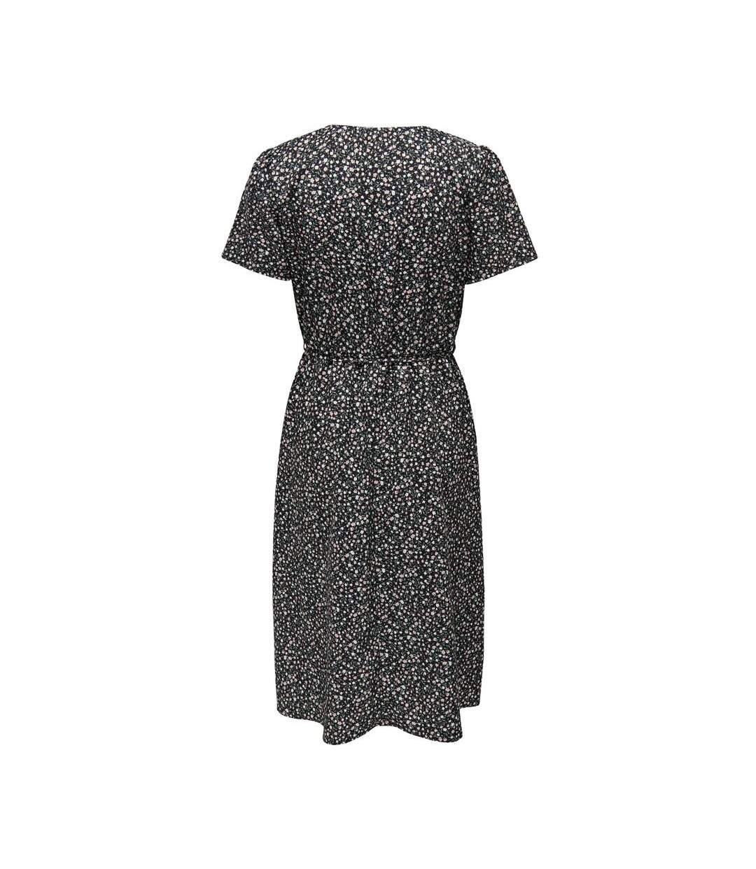 Robe Noir à Fleurs Femme JDY Rika - S-2