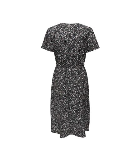 Robe Noir à Fleurs Femme JDY Rika - S