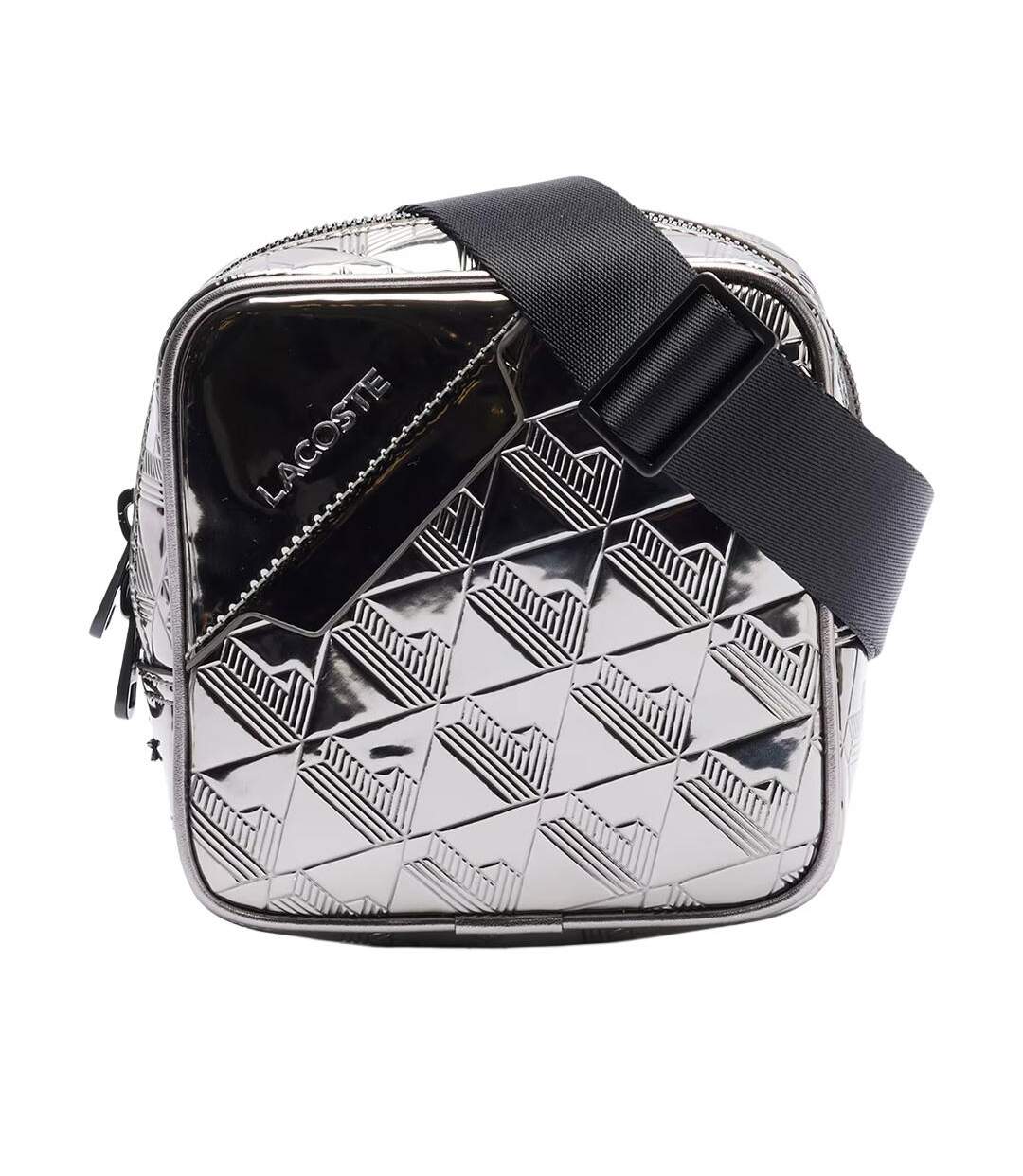 Sacoche argent homme lacoste blend-1