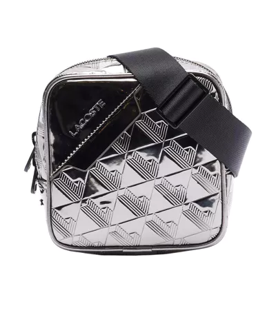 Sacoche argent homme lacoste blend