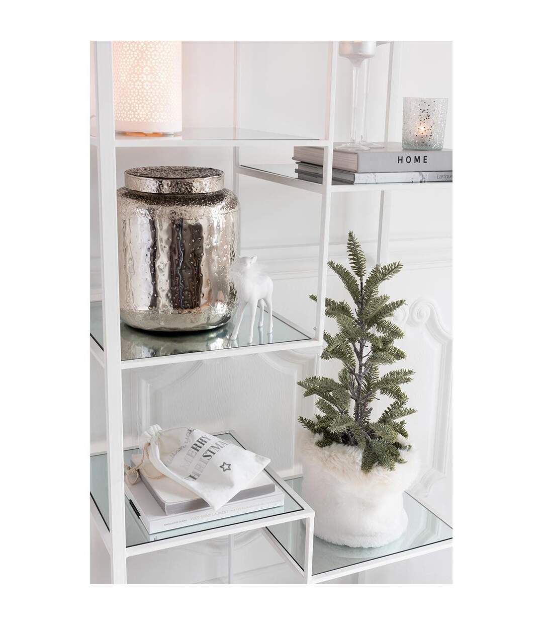 Plante Artificielle Branche de Sapin 39cm Vert-2