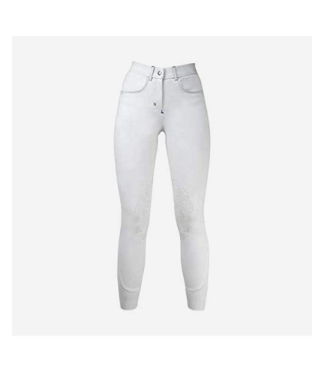 Pantalon d´équitation olympian femme blanc / bleu roi HyPERFORMANCE