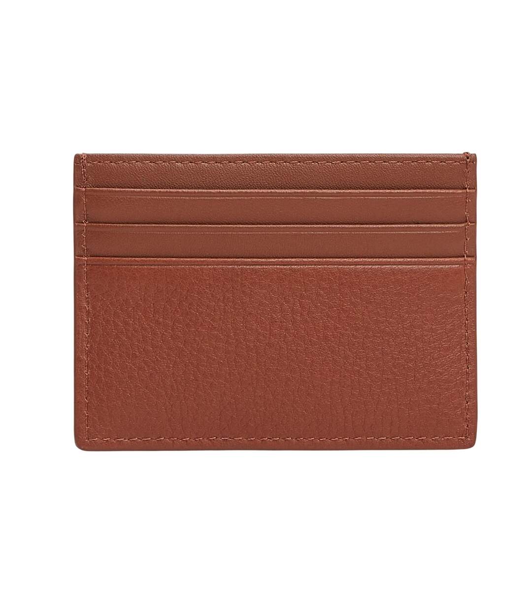 Leather Card Holder One Size Cognac Tommy Hilfiger-2