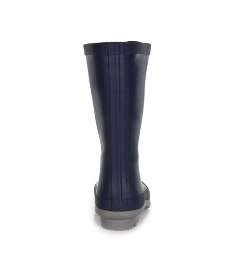 Regatta - Bottes de pluie FAIRWEATHER SHINE BRITE - Enfant (Bleu marine / Gris orage) - UTRG8473