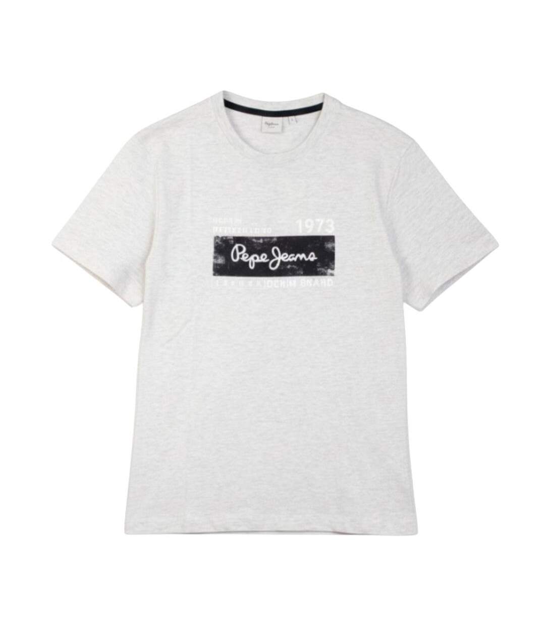 T-Shirt gris homme pepe jeans pjl m-1