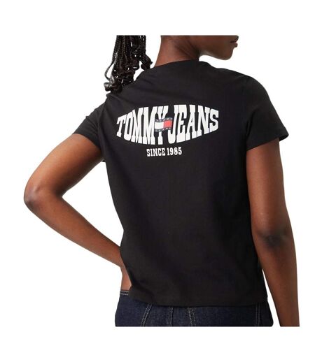 T-Shirt noir femme tommy hilfiger tjw reg