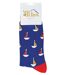 Mr Heron - Mens Boat Patterned Breathable Novelty Bamboo Socks-2