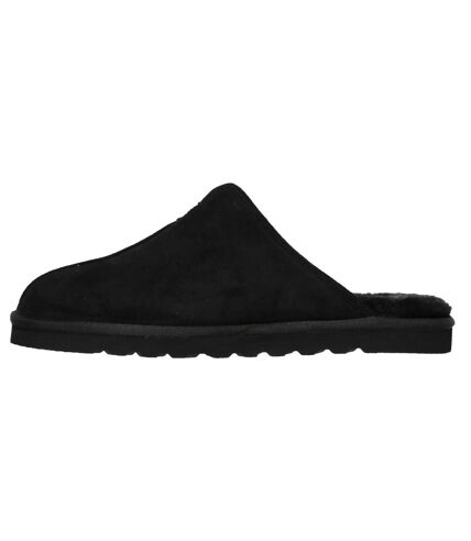 Skechers Mens Renten Palco Relaxed Fit Slippers (Black) - UTFS8495
