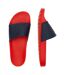 Claquettes Homme Bleu Marine Rouge Emporio Armani-4