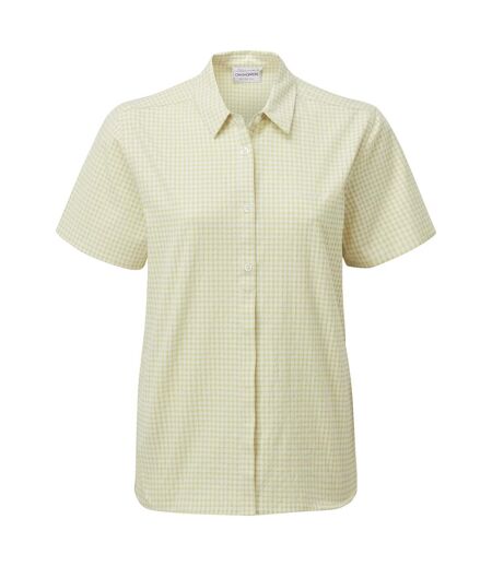 Craghoppers Womens/Ladies Nasima Short-Sleeved Shirt (Light Yellow) - UTCG1632