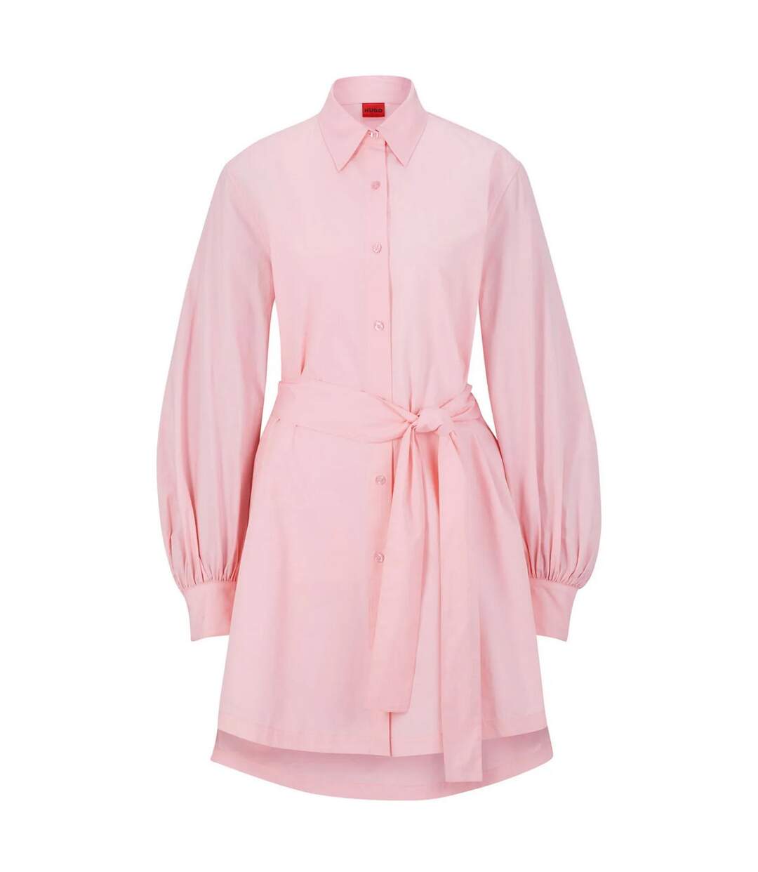 Womens/ladies Kaisanna Shirt Dress Pink Hugo-2
