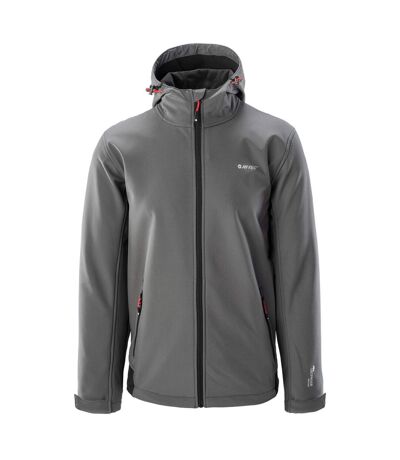 Veste softshell noxon homme gris foncé / noir Hi-Tec