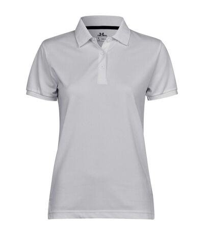 Tee Jay Womens/Ladies Club Polo Shirt (White)