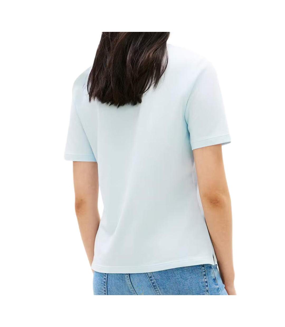 Polo bleu pale femme tommy hilfiger cyr-2