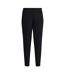 Mens Bachar Polyester Relaxed Fit Tracksuit Bottoms Black OEX-2